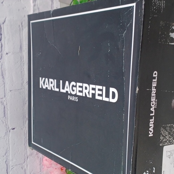 Karl Lagerfeld Paris Rylie Crystal Lug Sole Biker Boots~ NIB - Picture 11 of 11